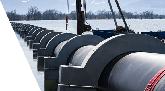 Sewage Pipeline using butt welding technology.